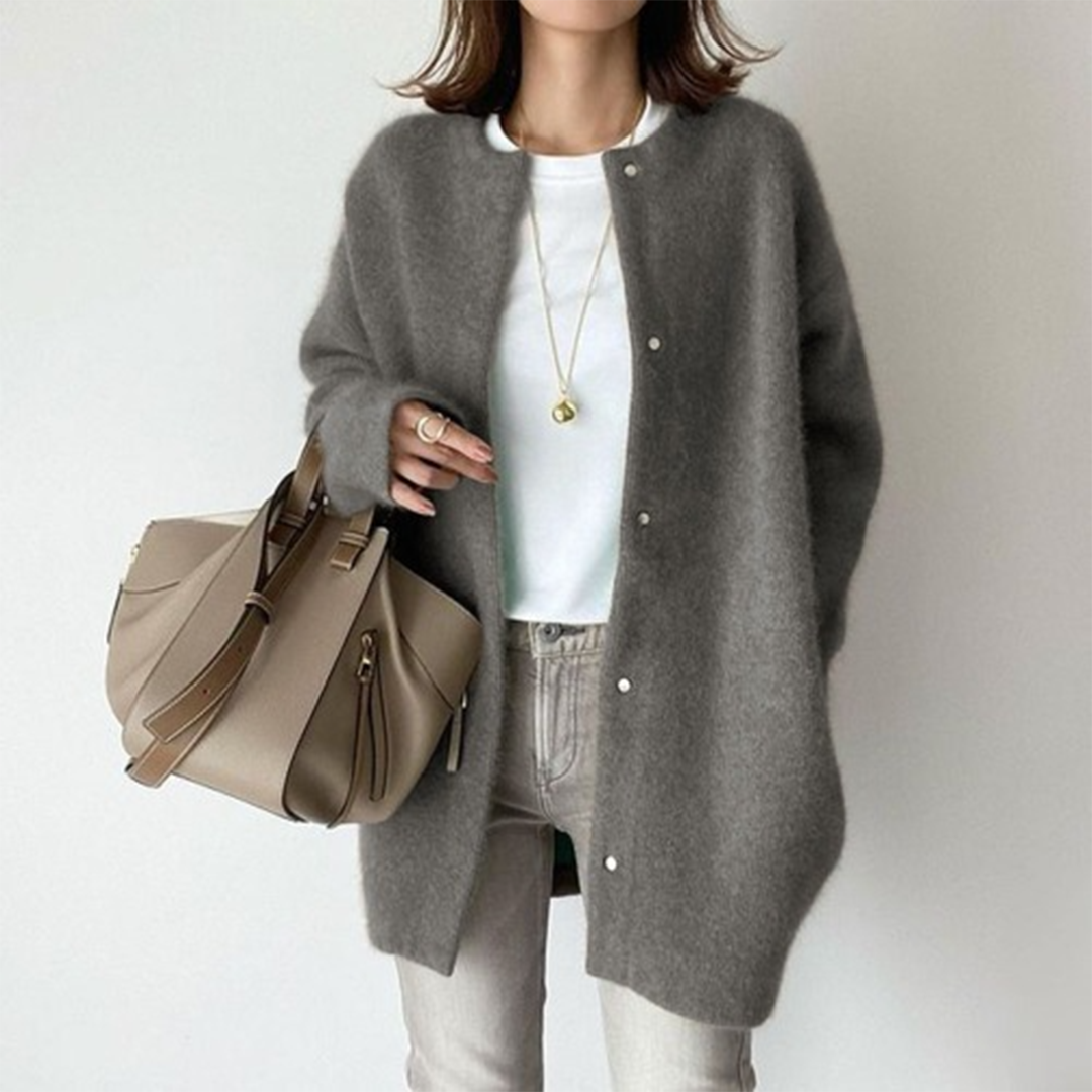 Vielseitige Damen Strickjacke im casual Freizeit-Look, bequem & stilvoll für jeden Tag.
