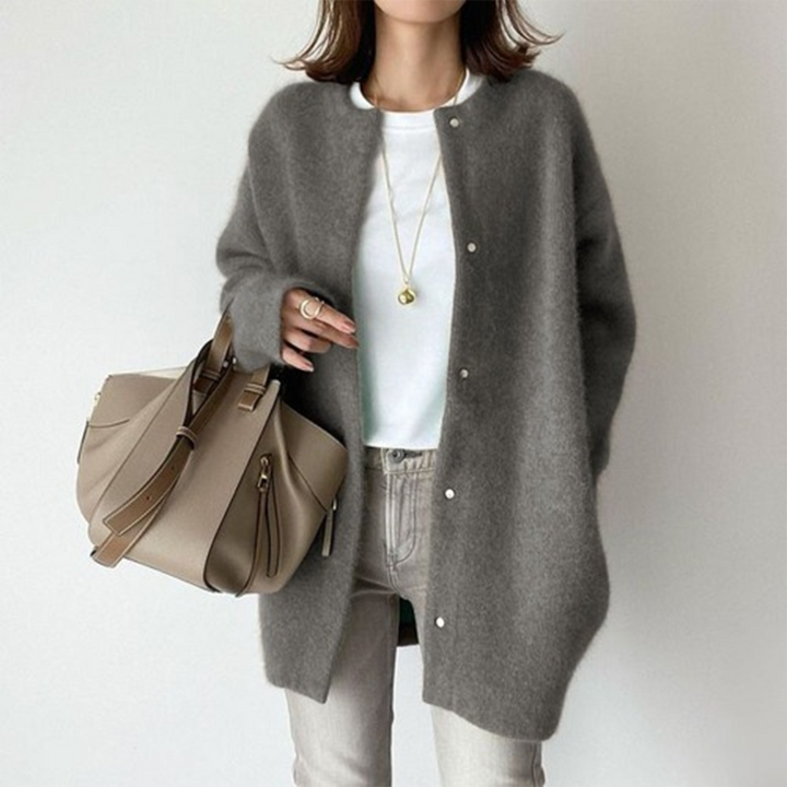 Vielseitige Damen Strickjacke im casual Freizeit-Look, bequem & stilvoll für jeden Tag.