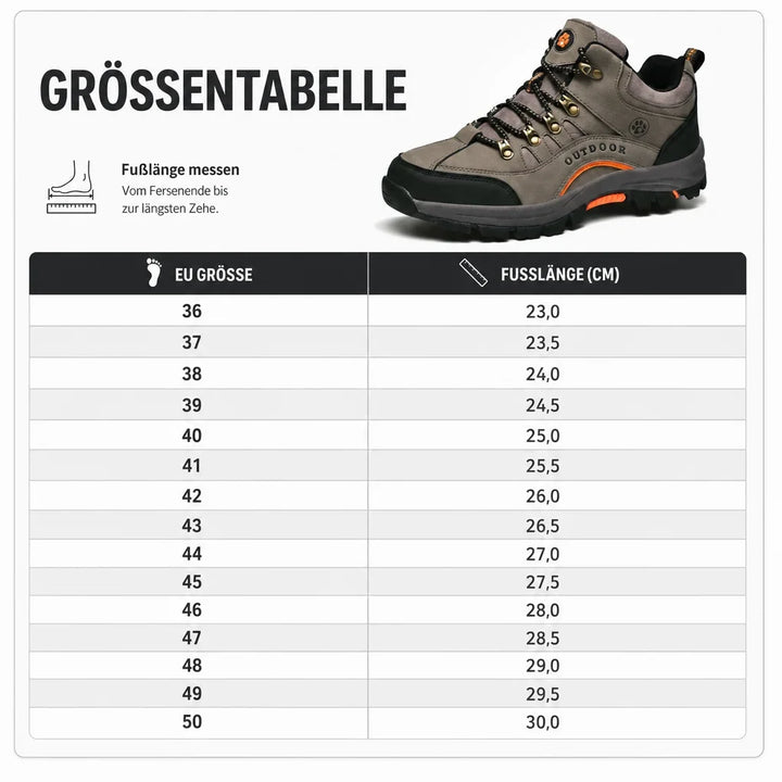 Braune Unisex-Outdoorstiefel, wasserdicht und leicht, ideal für Wanderungen, Trekking und Freizeit.