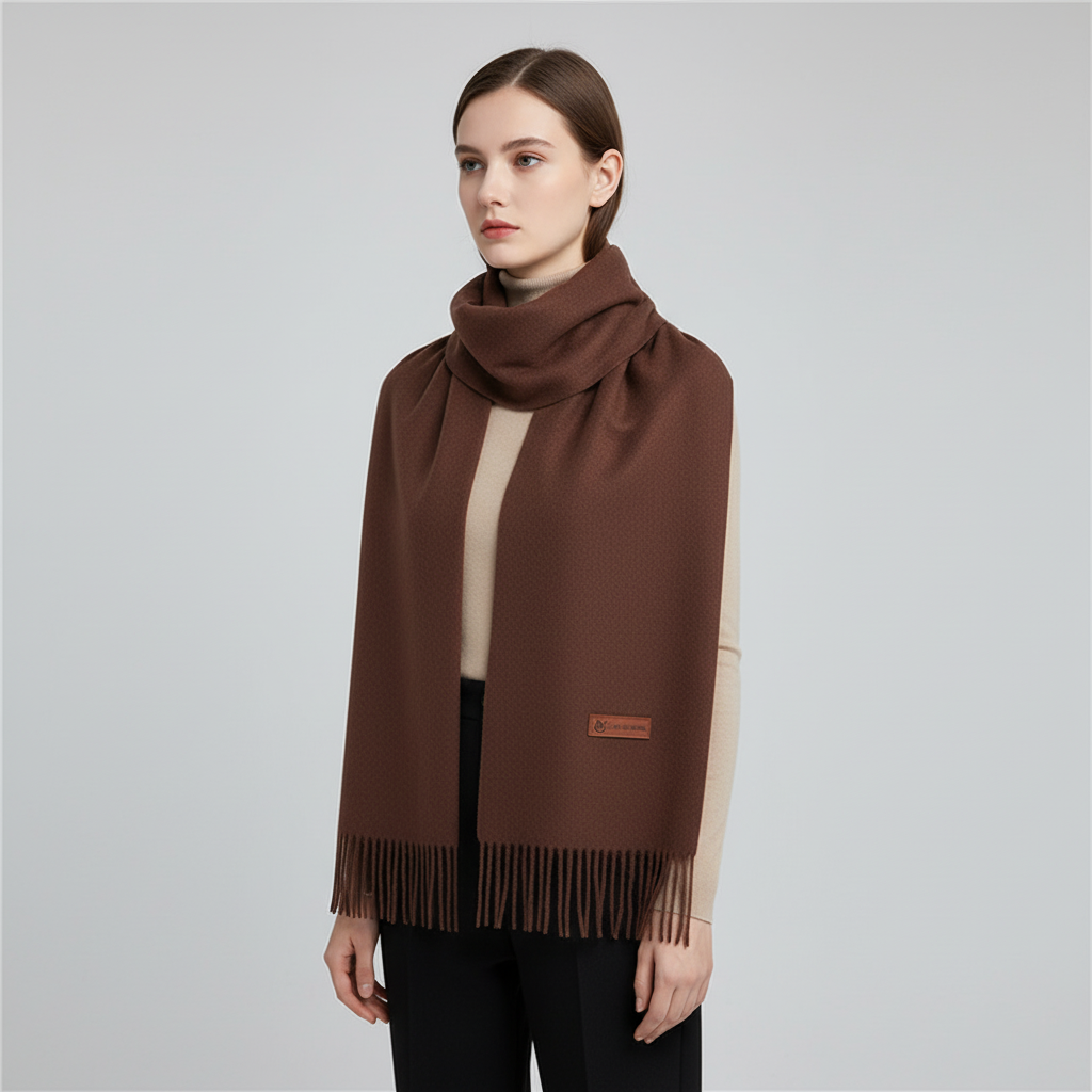 Hochwertiger Damen Kaschmir XXL Winterschal. Groß, warm und weich für jeden Anlass.