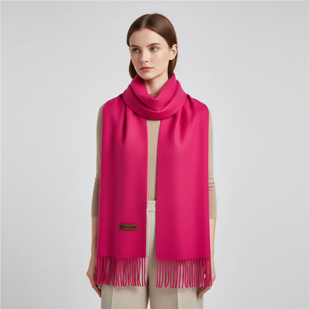 Superweicher, wärmender Kaschmir Kuschelschal für Damen, XXL Größe für gemütliche Winterstunden.