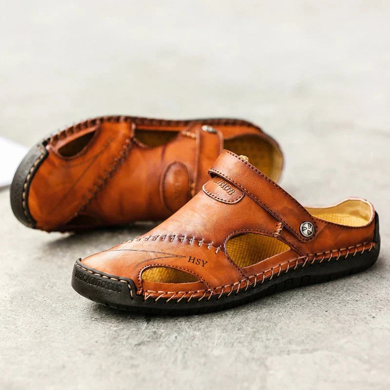 Herren Orthopädie-Sandalen für optimalen Komfort und Unterstützung, verstellbar für den ganzen Tag.