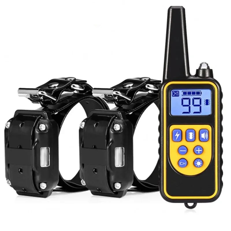Wasserdichtes, wiederaufladbares elektronisches Trainingshalsband für Hunde; ideal für Gehorsamstraining.
