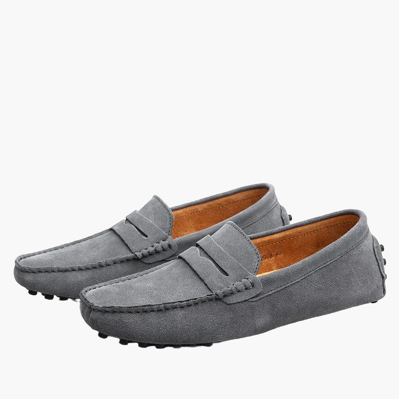 Klassische Herren Loafer mit Ziernaht, vielseitige Schuhe für Business Casual und gehobene Freizeit.