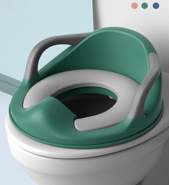 Babyausstattung: bequemer Kinder Toilettensitz Sitzy; rutschfester Toilettenaufsatz für Kleinkind Hygiene.