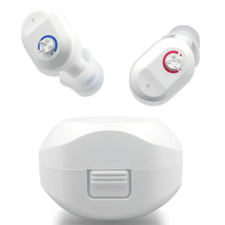 Diskrete Mini In-Ear Hörgeräte für Erwachsene, verbessern den Hörverlust mit klarem Klang.