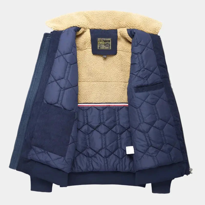 Stilvolle graue Herren Bomberjacke, eine vielseitige Übergangsjacke für urbane lässige Looks.
