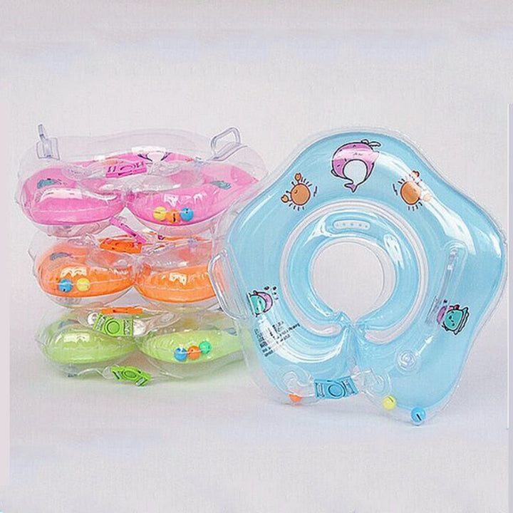 Babyschwimmen leicht gemacht mit diesem Nackenschwimmring. Sorgt für Wassersicherheit & Freude beim Planschen.