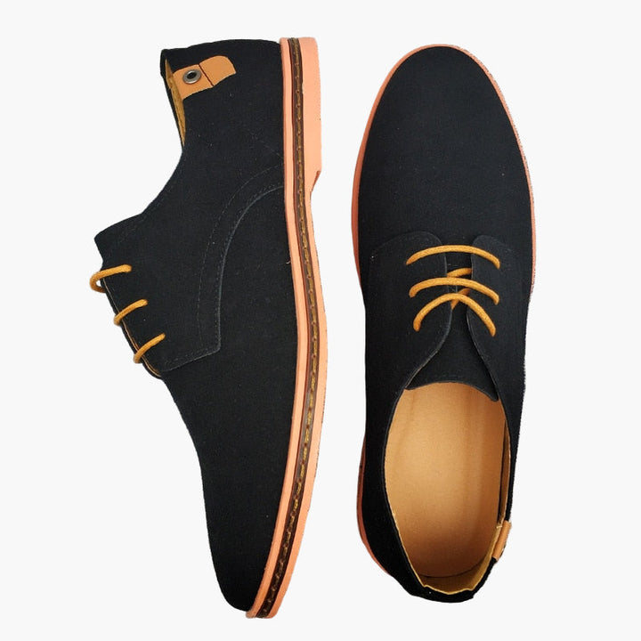 Braune Männerschuhe im Oxford-Stil, Schnürschuhe mit vielseitigem Design für jeden Anlass.