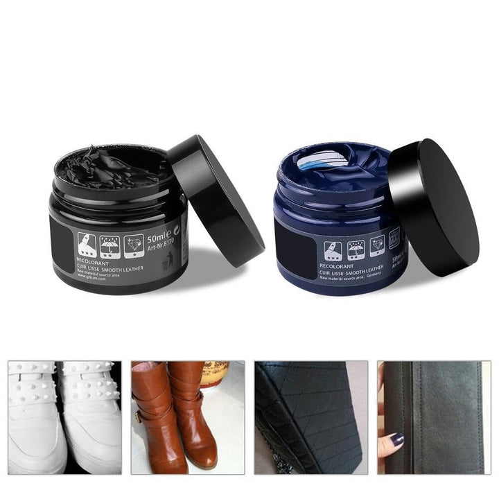 Lederrestaurationsbalsam für abgenutztes Leder. Reparatur, Farbauffrischung & Schutz für Möbel.