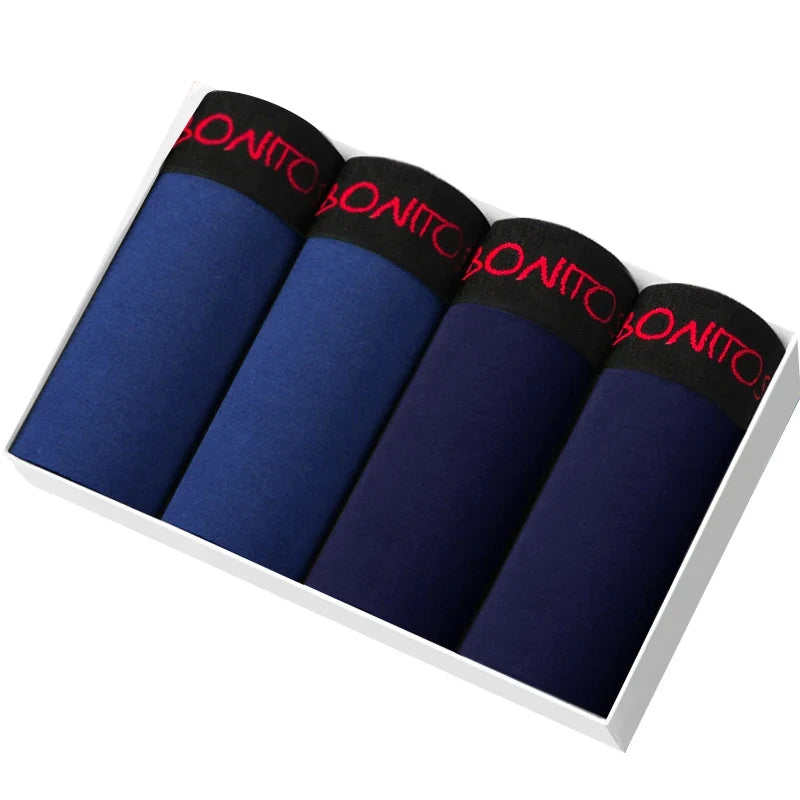 Strapazierfähige Herren Boxershorts im 4er Pack, langlebige Unterwäsche für jeden Tag.