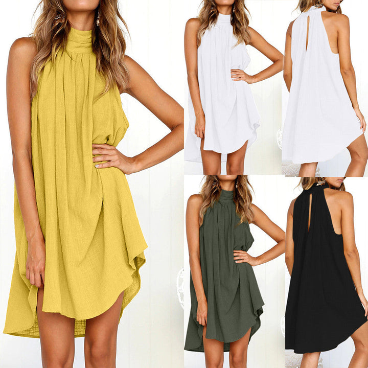 Bequemes, leichtes Damen Sommerkleid, luftig geschnitten für höchsten Tragekomfort an heißen Tagen.