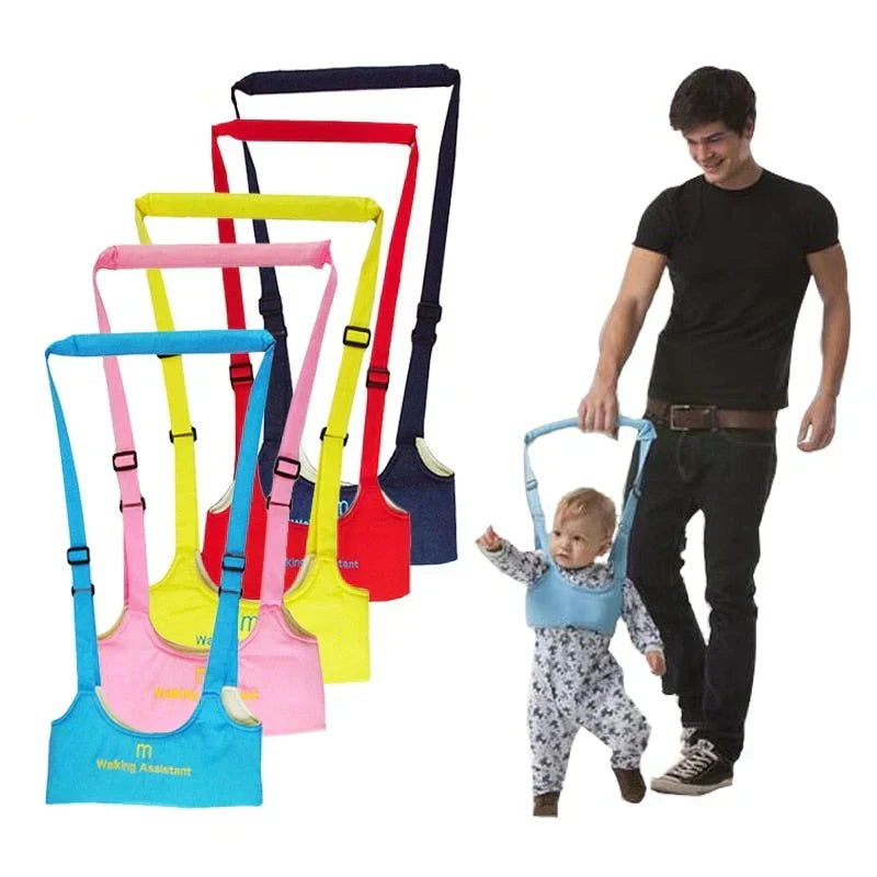 Ergonomische Baby Gehhilfe mit Komfortgurt, fördert die motorische Entwicklung & entlastet den Rücken.