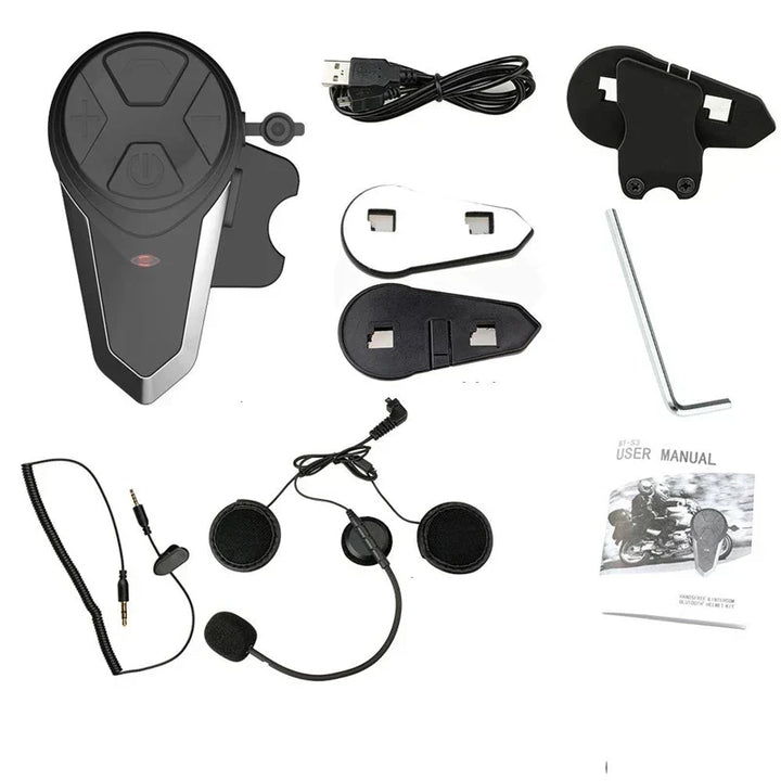 RoadLink S3 Bluetooth Intercom für Motorradfahrer mit Sprachsteuerung & einfacher Bedienung.