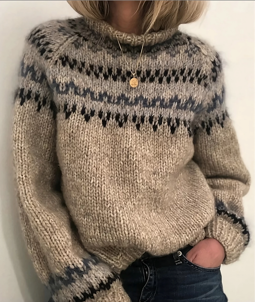Eleganter Damen Rollkragenpullover, vielseitig und warm, perfekt für Freizeit oder Büro.
