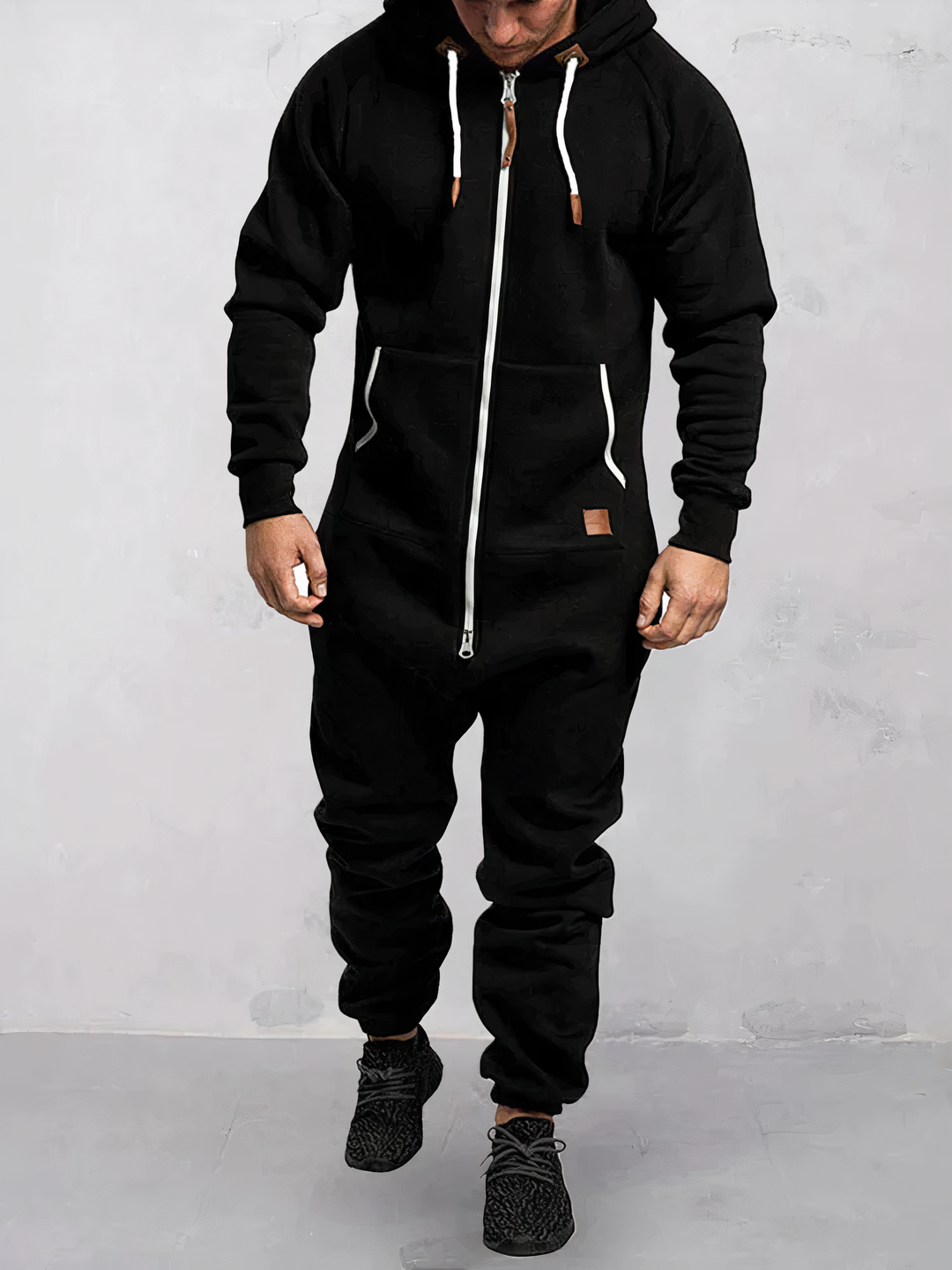 Vielseitiger Herren Hoodie-Trainingsanzug in angesagtem Design. Perfekter zweiteiliger Freizeitanzug für Sport & Alltag.