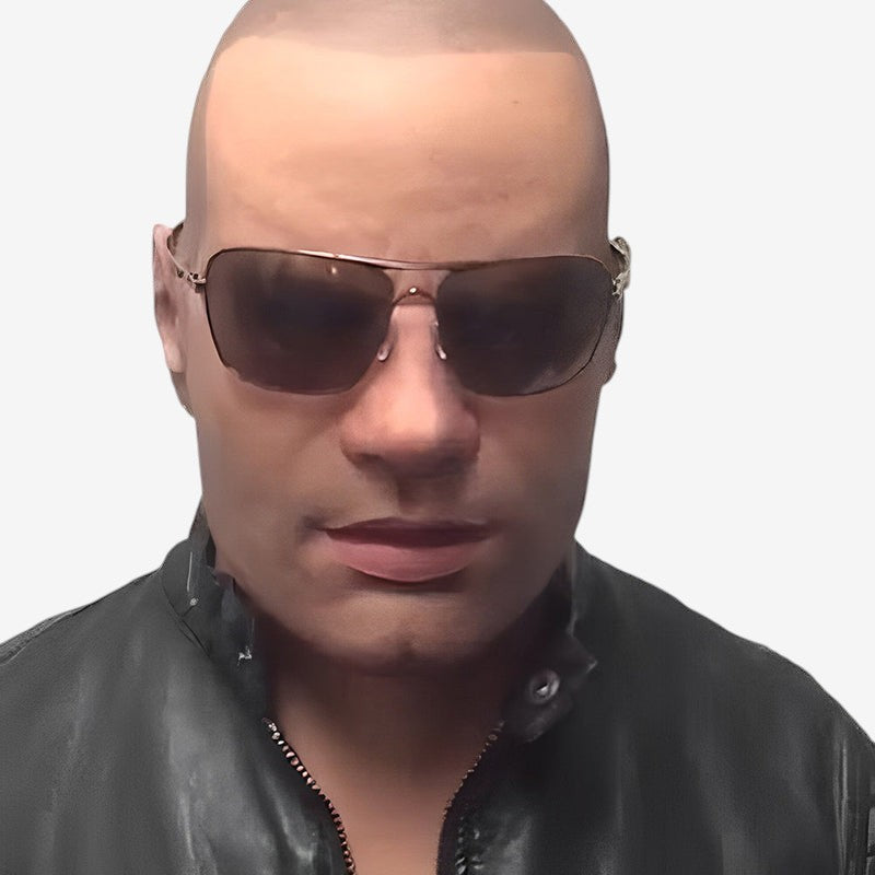 Realistische alte Person Halloween-Maske aus Latex für Erwachsene mit beweglichem Mund.