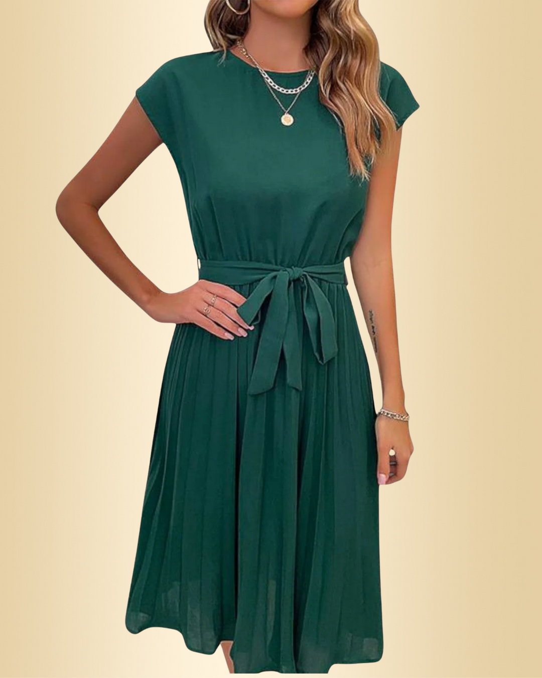 Elegantes, lockeres Damen Sommerkleid, atmungsaktiv und vielseitig für stilvolle Sommer-Looks.