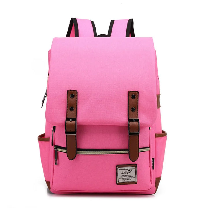 Hellgrüner wasserdichter Unisex Rucksack Valtro mit Laptopfach, perfekt für Schule & Uni.