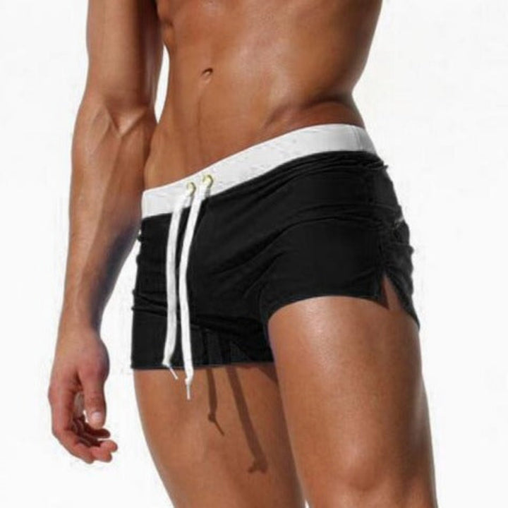 Herren Badeshorts, schnelltrocknend, mit elastischem Bund für Strand & Pool.