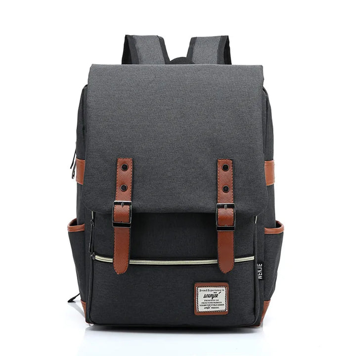 Schwarzer wasserdichter Laptop-Rucksack Valtro für Arbeit & Business mit cleverer Organisation.