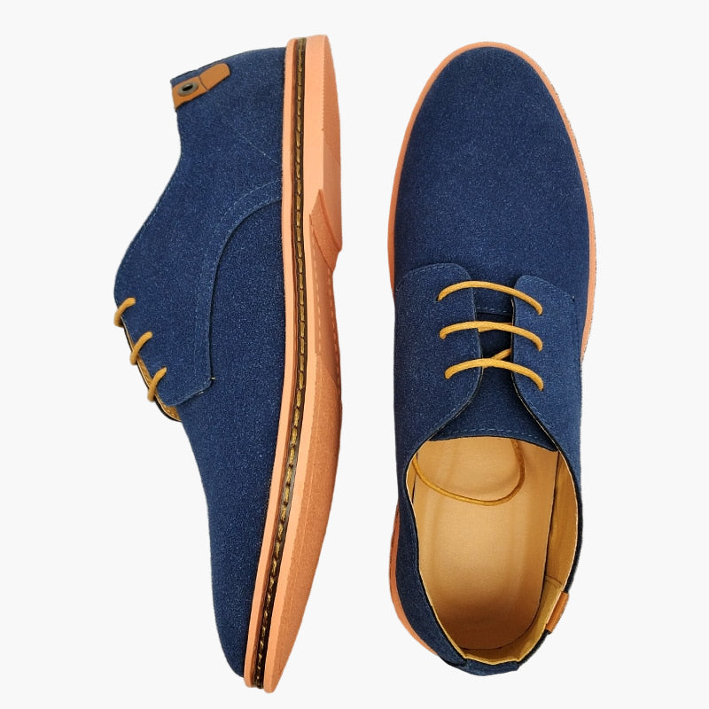 Schwarze Herren Oxford Schnürschuhe aus Leder, elegant für Business & formelle Anlässe.