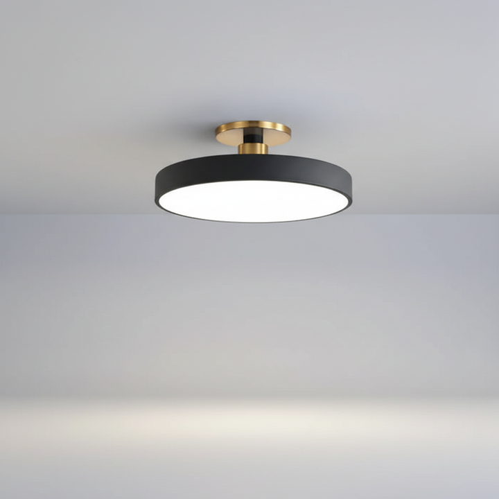 Skandinavische LED Deckenleuchte 30cm für Kinderzimmer. Sanftes, blendfreies Licht als Innenbeleuchtung.