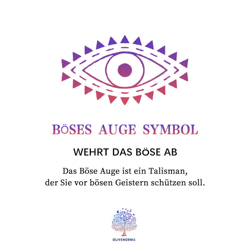 Spirituelle Damen Halskette "GuardianChain" mit Böser Blick Amulett, ein Ausdruck von Schutz.