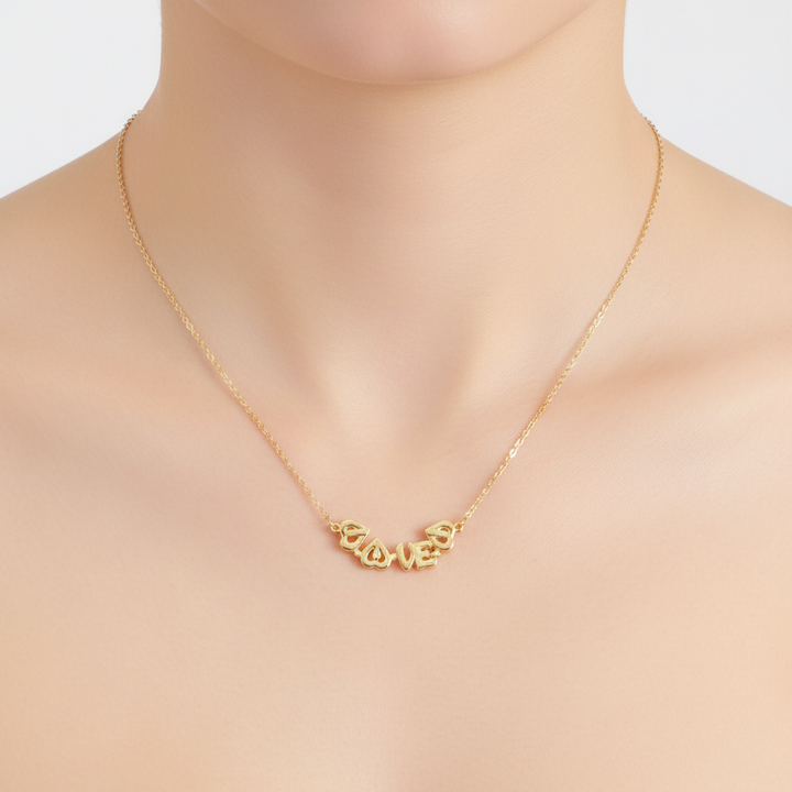 Damen Zirkonia Halskette in Roségold mit funkelnden Steinen. Edler Damenschmuck für besondere Anlässe.