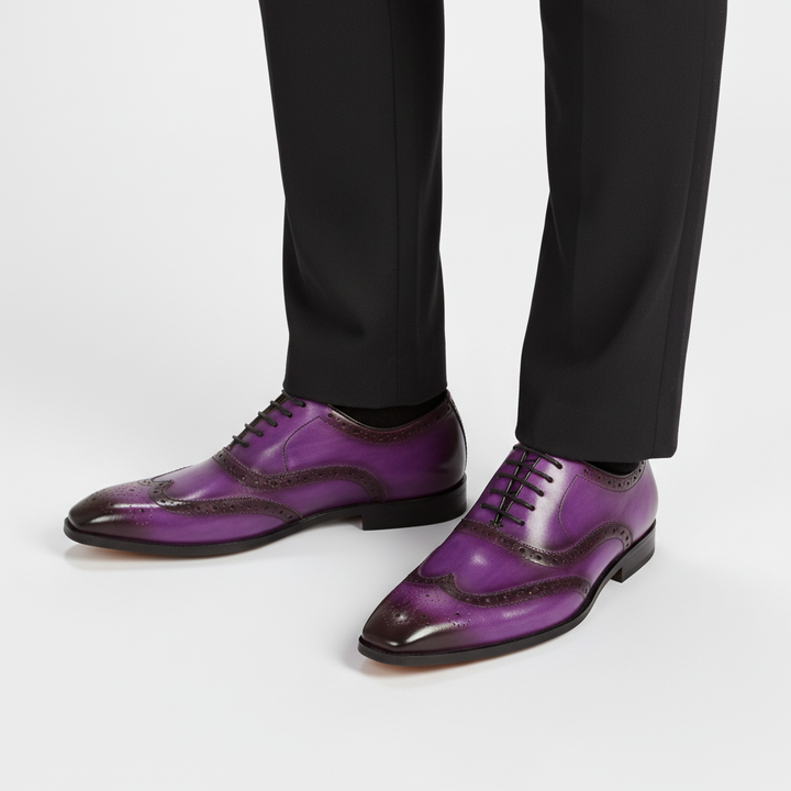 Edle Clinton Herren Oxford Schnürschuhe in klassischem Design, handgefertigt für formelle Business-Looks & Events.