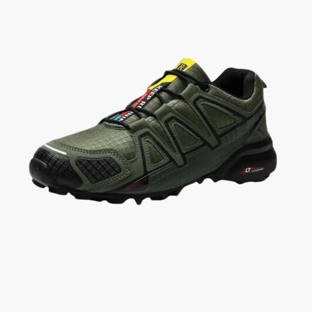 Ergonomische Herren Trailrunning-Schuhe, orthopädisch, zur Reduzierung von Ermüdung der Füße.