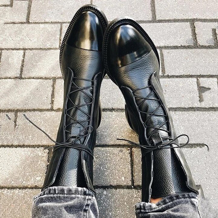 Damen Schnürstiefel orthopädisch, schwarz, knöchelhoch. Komfortschuhe für jeden Tag und jede Jahreszeit.