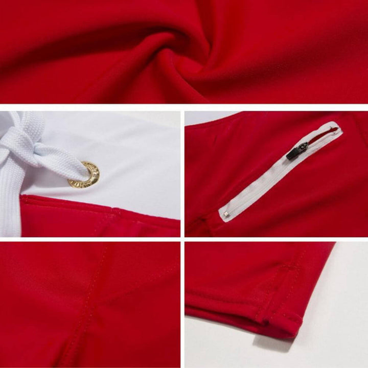 Modische Herren Badeshorts, schnelltrocknend, elastischer Bund, für jeden sommerlichen Anlass.