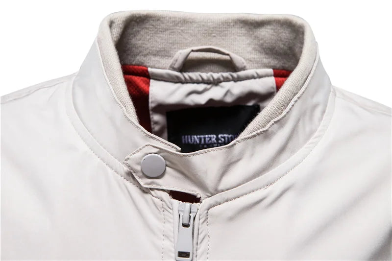 Elegante Herren Freizeitjacke, ideal als Übergangsjacke für stilvolle Looks im Frühling.