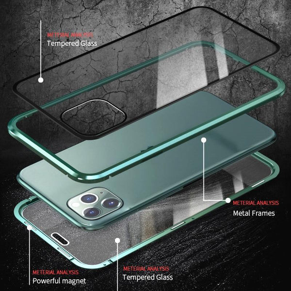 Perfekte Passform der magnetischen PrivaGuard Hülle für das iPhone. Nahtloser Schutz und volle Funktionalität garantiert.
