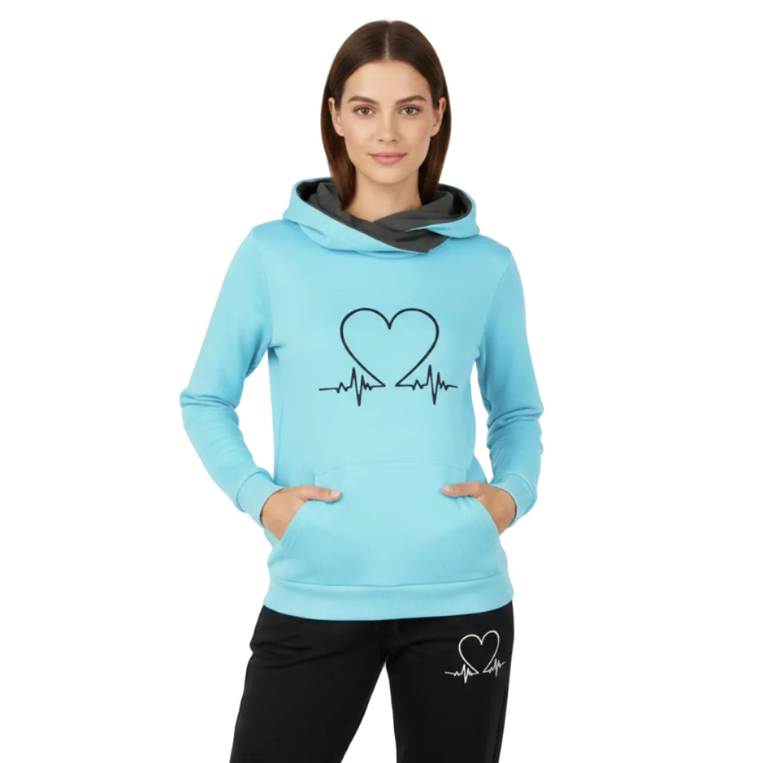 Unisex Jogginganzug 2-Teiler. Gemütliches Loungewear Set für Damen & Herren mit Langarmshirt und Jogginghose.