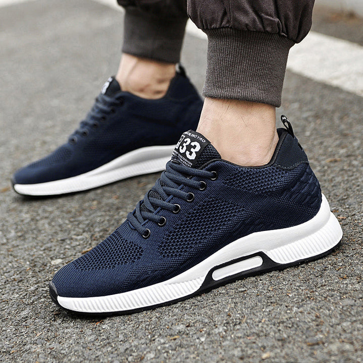 Herren Sneaker Benjamin mit unsichtbarem 6,1 cm Höheneffekt. Modische Schnürschuhe für mehr Größe & Komfort.