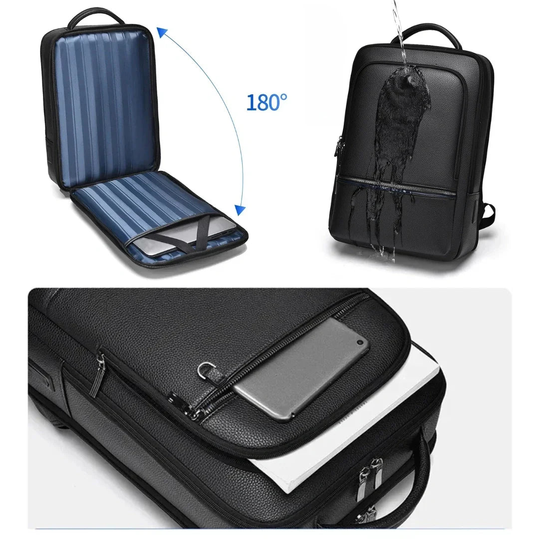 Herren Business Rucksack Detail: Hochwertiger Herren Rucksack mit ergonomischen Trägern, ideal als Business- & Laptop-Rucksack.
