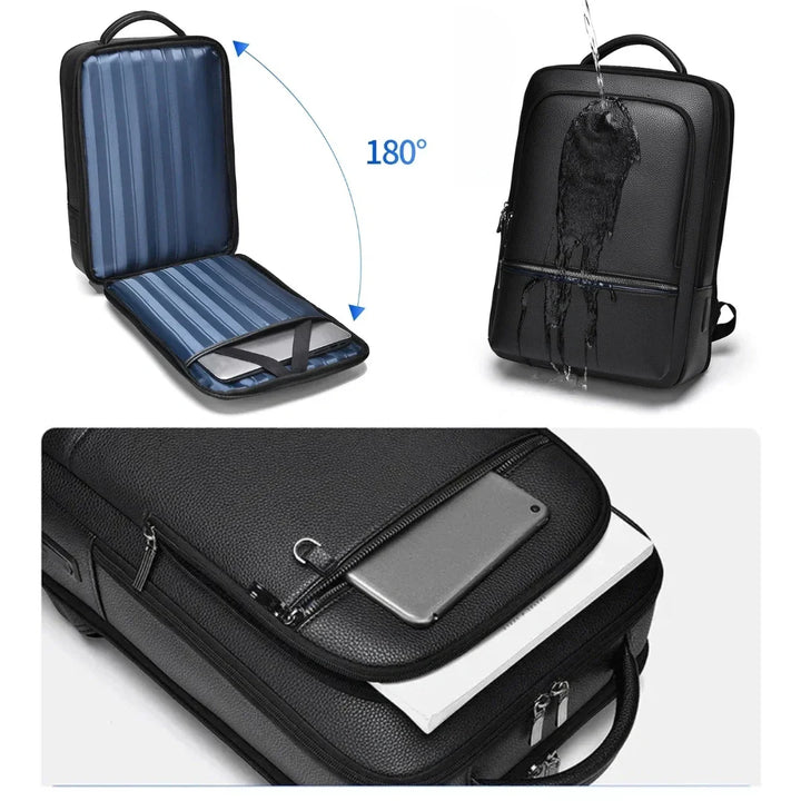 Herren Business Rucksack Detail: Hochwertiger Herren Rucksack mit ergonomischen Trägern, ideal als Business- & Laptop-Rucksack.
