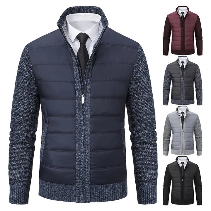 Elegante Herren Freizeitjacke, vielseitig kombinierbar, ideal für kühle Herbst- und Wintertage.
