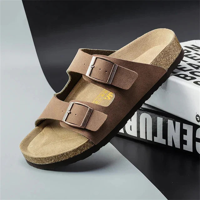 Stylische Herren Solaro Sommersandalen, offen & luftig, perfekt für warme Tage & Outdoor-Aktivitäten.