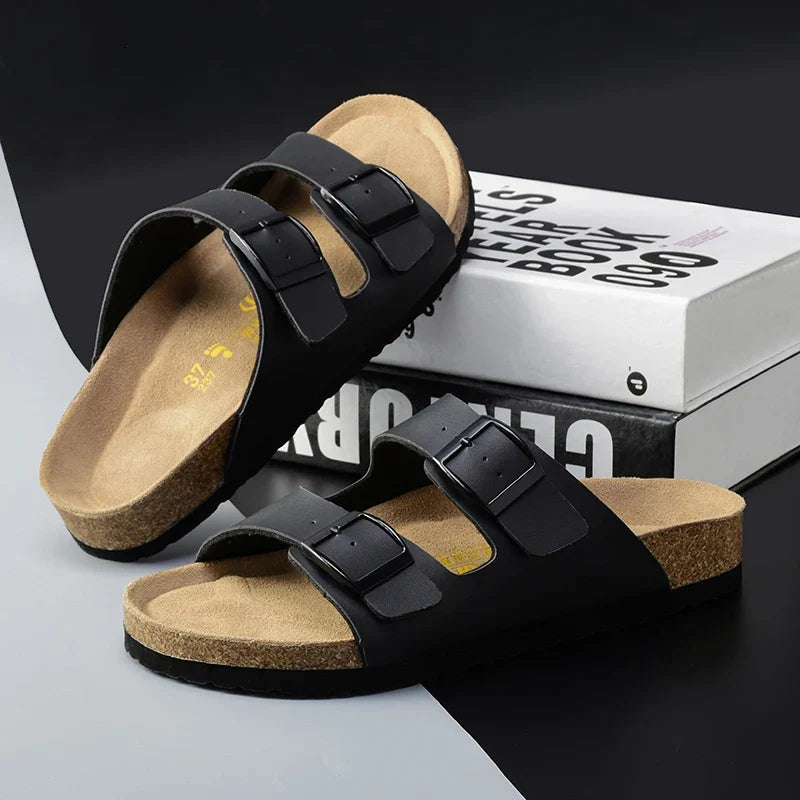 Rutschfeste Herren Outdoor-Sandalen Solaro, sichere Sommerschuhe für aktive Männer & lange Spaziergänge.