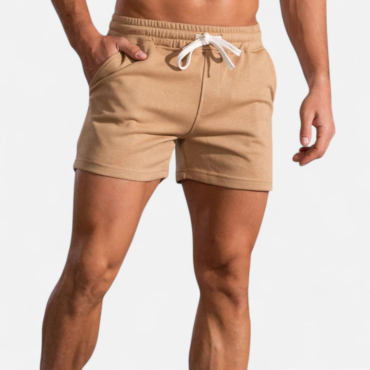 Farbvielfalt der Herren Sommer Shorts: minimalistisches Design in vielen Farben. Perfekt als Strand- & Reise-Shorts.