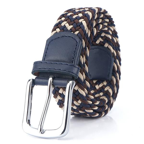 Eleganter Herren Flechtgürtel, flexibel und komfortabel, als modisches Accessoire für den Mann.