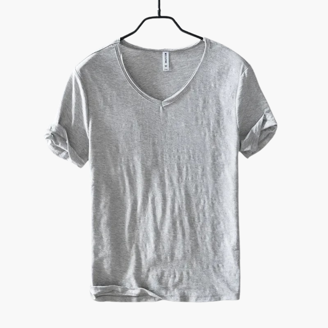 Vielseitiges Herren Basic T-Shirt mit Rundhalsausschnitt für jeden Tag, ideal für Freizeit & Sommer.