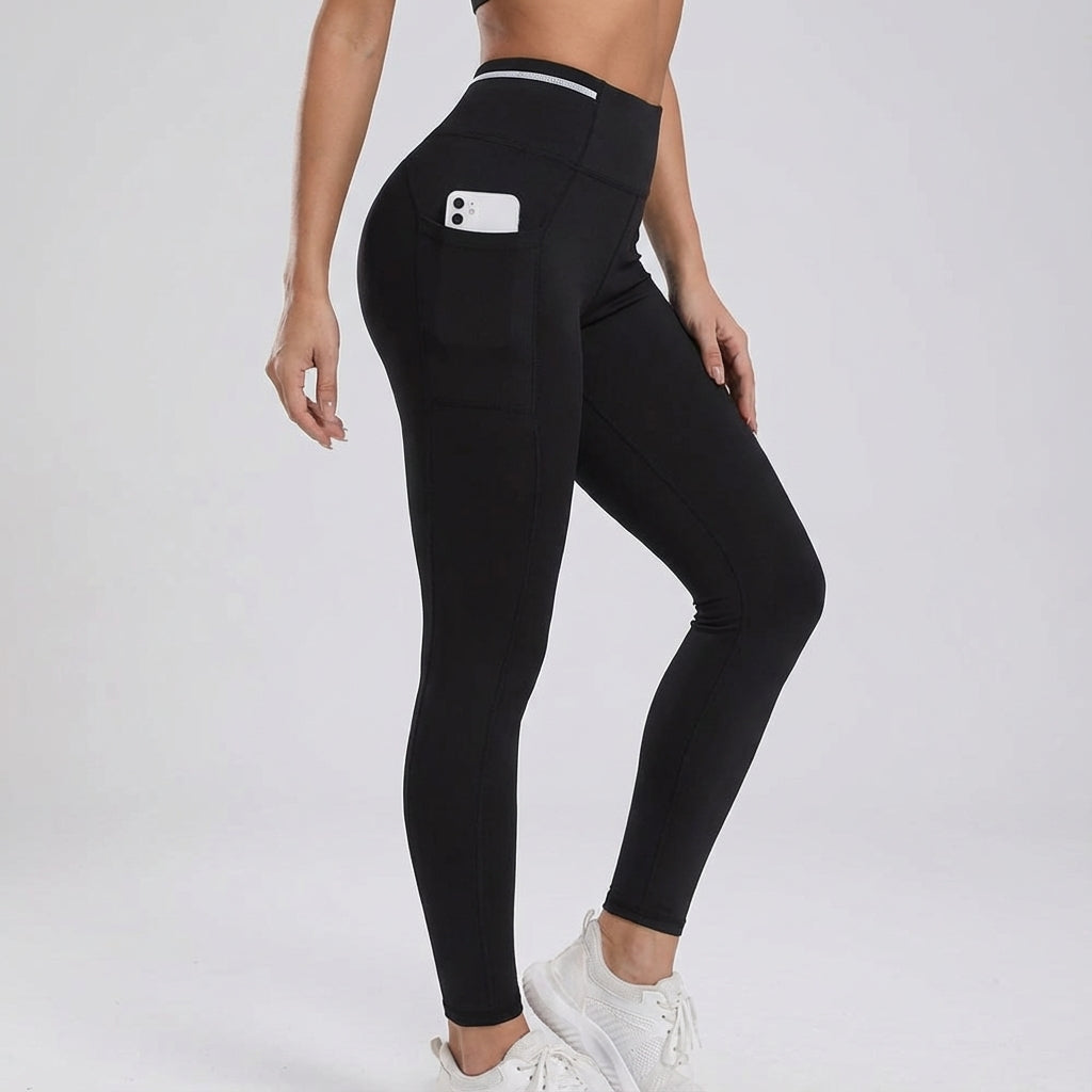 Hoch taillierte Damen Activewear Leggings Teresa, atmungsaktiv & dehnbar, ideal für Workout.