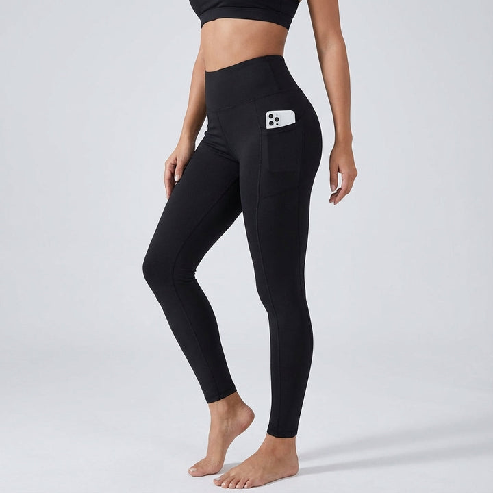 Bequeme Damen Yoga-Hose Teresa, hoch tailliert, atmungsaktiv, für Sport & Activewear.