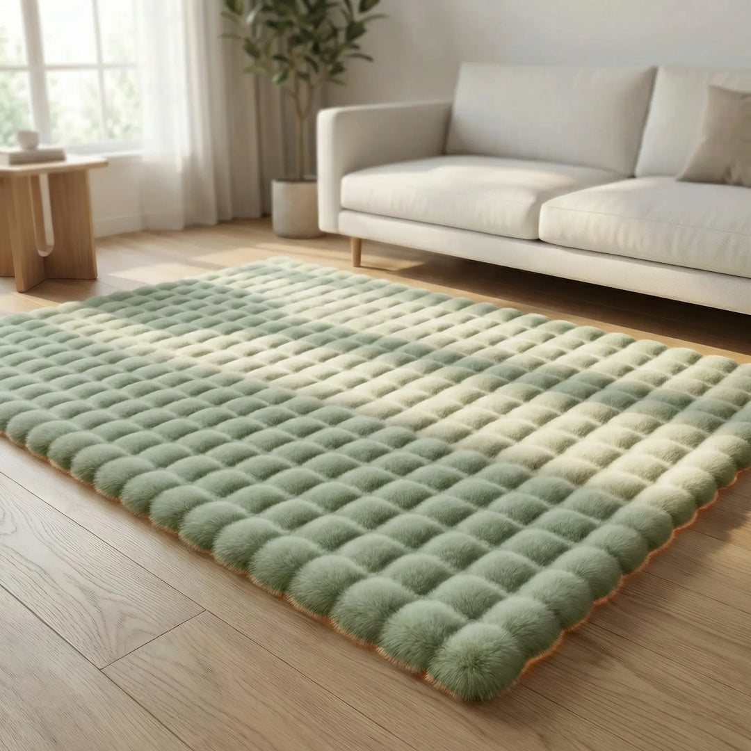 Vielseitiger Hochflor-Teppich mit Strukturmuster, weich, gemütlich & modern. Idealer Bodenbelag für Ihr Heim.