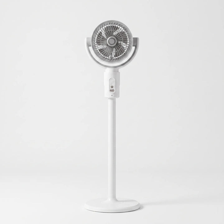 Effizienter Standventilator für angenehme Sommerkühlung. Höhenverstellbar und tragbar, ideal für jeden Raum.