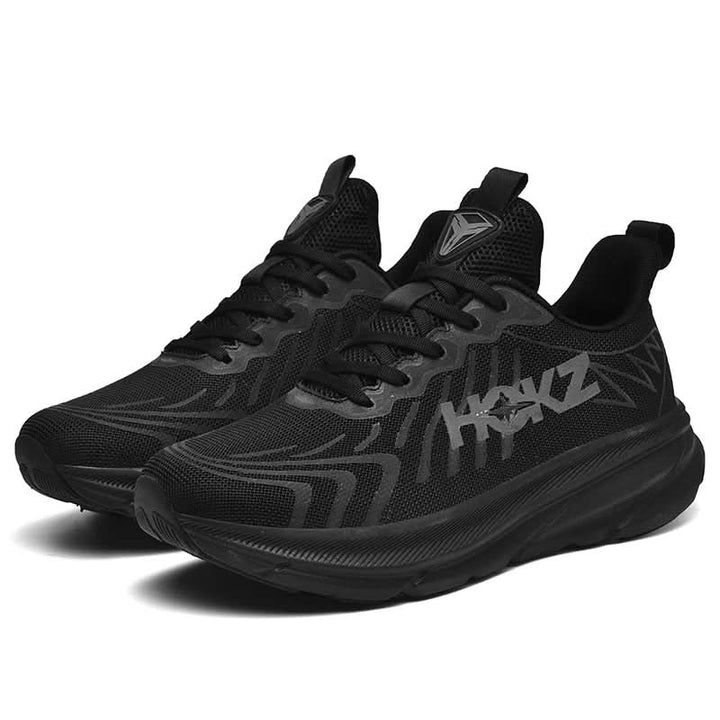 Komfortabler Fersenbereich der Herren Outdoor Laufschuhe, optimiert für Dämpfung, Stabilität & Schutz.